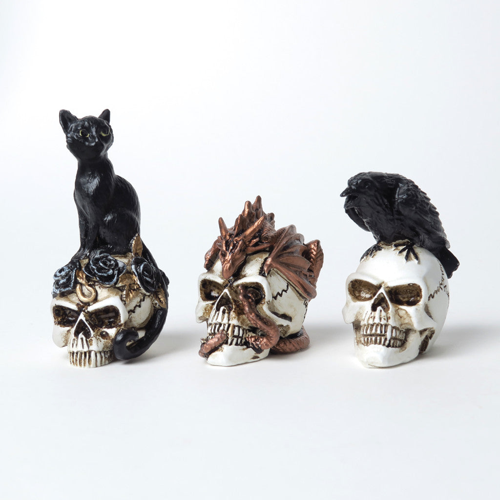 Raven Skull Miniature