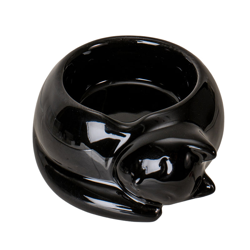 Black Cat Tealight Candle Holder